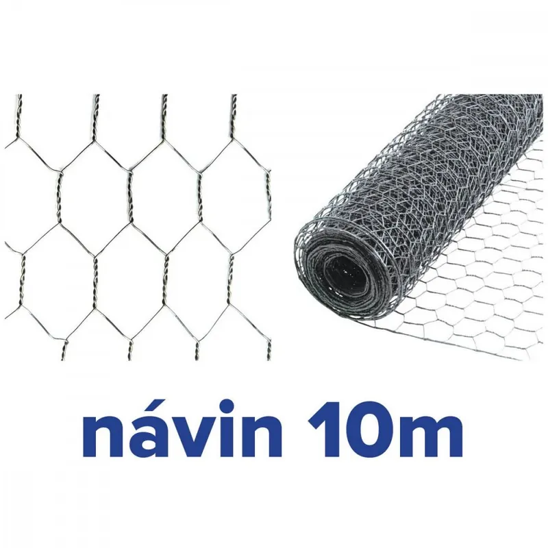 Plasa HEX 13/0,7x1000 mm 10 m ZN GARDENKUS iepure Discount