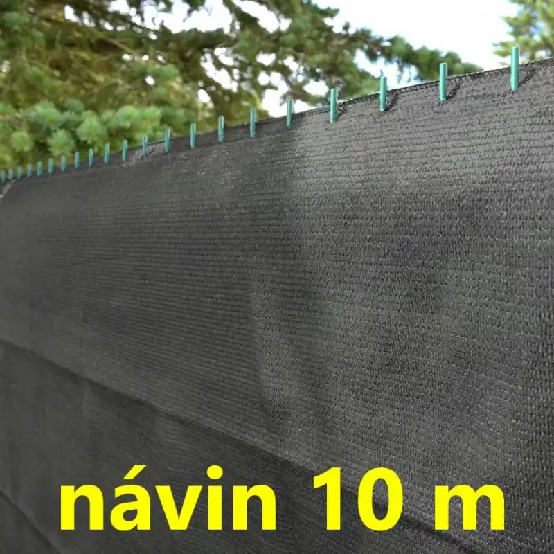 Plasa de umbrire antracit 1x10 m HDPE 230g/90% GARDENKUS Discount