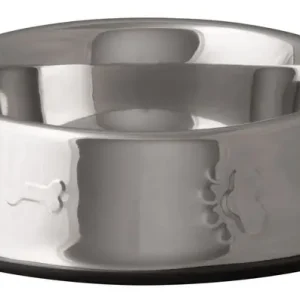 Bol PET MagicHome 23 cm, 0900 ml, oțel inoxidabil, pentru câini Ofertă limitată