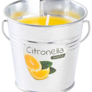 Lumanare Citronella CB143, repellent, galeata, 80 g, 80x72 mm Comandă acum
