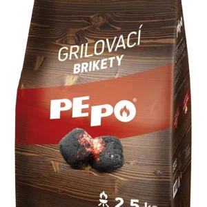 Brichete PE-PO®, 2,5 kg, brichete din lemn pentru gratar Cel mai vândut