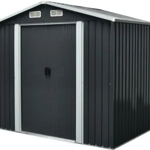 House Strend Pro, grădină, tablă, antracit, 226x162x206 cm Preț redus