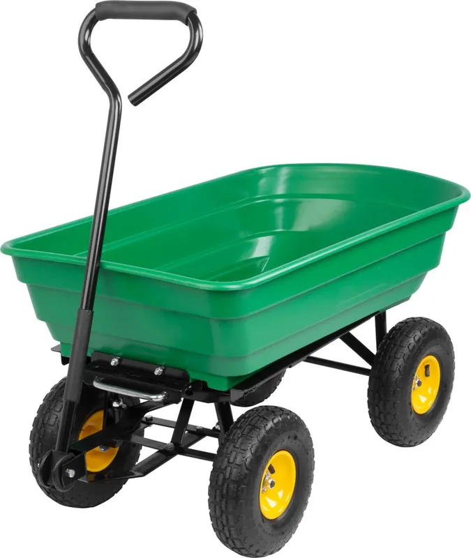 Greenlawn Transporter cărucior, grădină, nas. 250 kg, 75 litri, 930x505x510 / 895 mm, basculant Ofertă specială