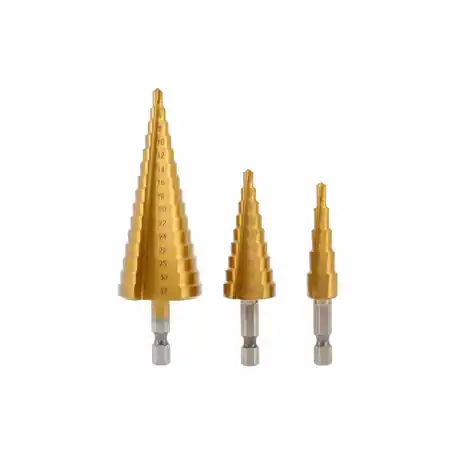 set de burghie în trepte 4-32 mm 3pcs Hoegert Promoție
