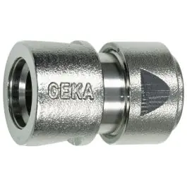 Conector de furtun GEKA plus 3/4", cu opritor de apa, ambalat in blister, GEKA Ofertă specială
