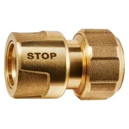 Ultima șansă Conector de furtun GEKA plus DVGW, cu opritor de apa, din alama, 3/4", 19 mm, GEKA