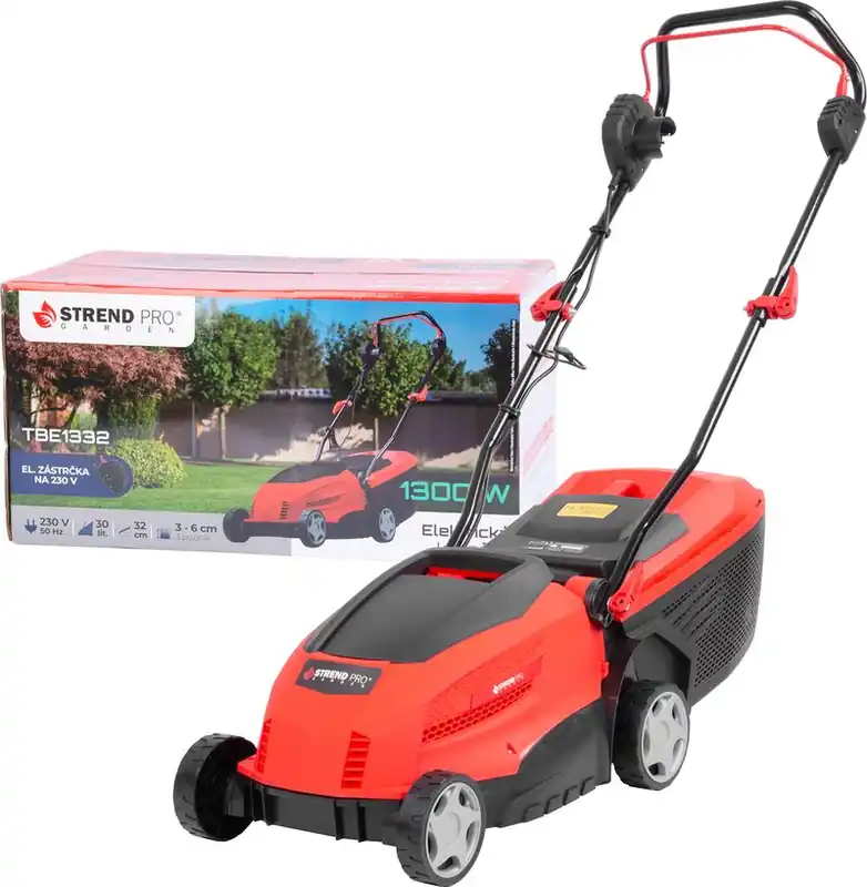 Plată sigură Mower Strend Pro TBE1332, electric, 1,3 kW, atinge 32 cm