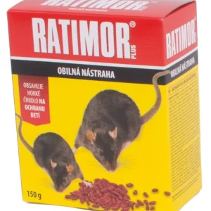 RATIMOR® Momeală de cereale Bromadiolon, pentru șoareci și șobolani, 150 g, boabe Discount