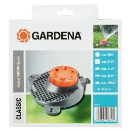Ieftin Aspersor cu 6 tipuri de stropire Boogie 2073-20, pentru max 100 m², GARDENA