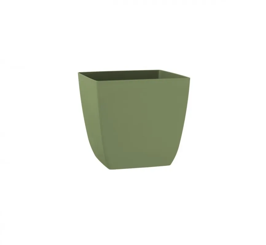 Ghiveci de flori UH 150x150 mm SANTIAGO verde inaltime 145 mm Super ofertă