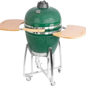 Grill Strend Pro Kamado Egg 21";, diametru 46,7 cm, inaltime gratar 91 cm, verde, 130x73x122 cm Mai ieftin