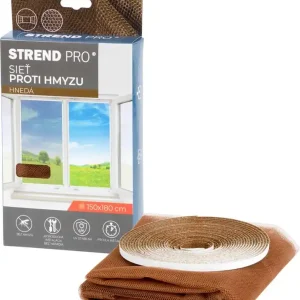 Plasa FlyScreen3 150x180 cm, impotriva insectelor si tantarilor, pentru fereastra, PE maro Ofertă specială