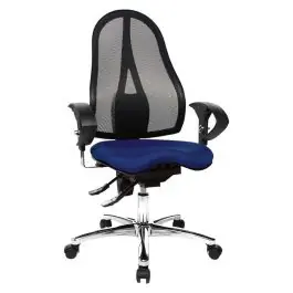 Topstar - Scaun pivotant Sitness 15, albastru/negru [ST19UG26] Livrare expres