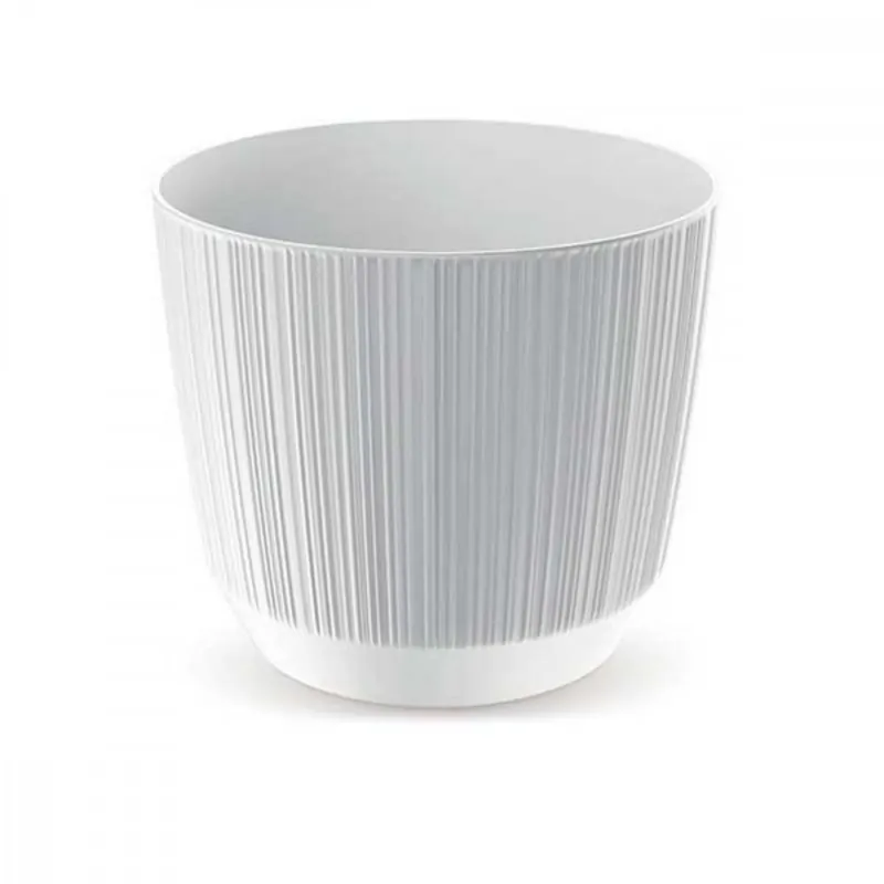 Ghiveci de flori UH o195 mm RYFO alb inaltime 170 mm Expediere rapidă