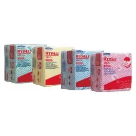 Laveta de stergere WYPALL X80, pliate pe sfert, 35 x 34 cm, 240 foi, rosu, KIMBERLY-CLARK Expediere rapidă
