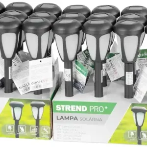 Lampă de grădină Strend Pro, solară, 1x LED, 7x7x37 cm, sellbox 24 buc Mai ieftin
