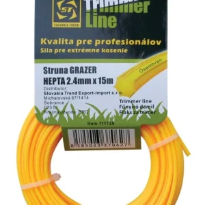 Silon pentru cosit Grazer Pro Hepta 1,3 mm, L-15 m, HEX Ofertă specială