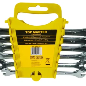 Calitate înaltă Cheie fixa 6-17mm set 6pcs CR-V TMP 235115