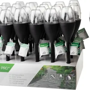 Ieftin Lampa Strend Pro, plastic, efect de flacara, solar, 6,5x40 cm, 1x LED, sellbox 24 buc.
