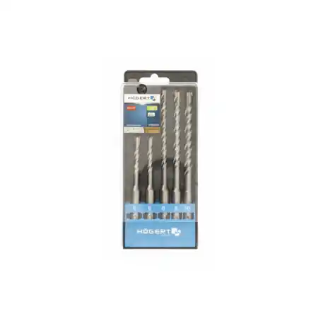Burghiu pentru zidarie sDs+, set de 5 bucati: 3 x 6 mm, 8 mm, 10 mm Hoegert Premium