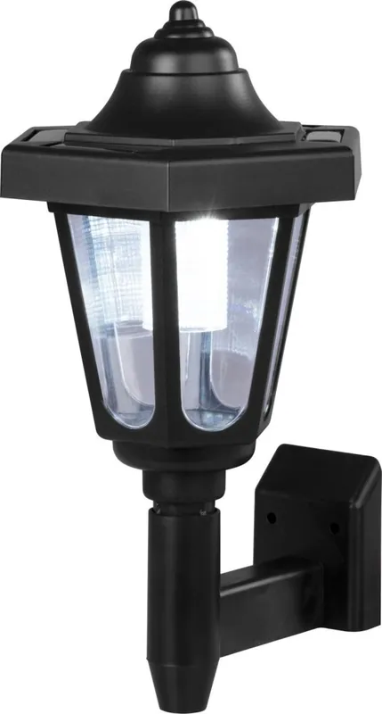 Strend Pro Lampă de perete, solară, 1x LED, pentru perete/gard, 16,5x16,5x30 cm Preț redus