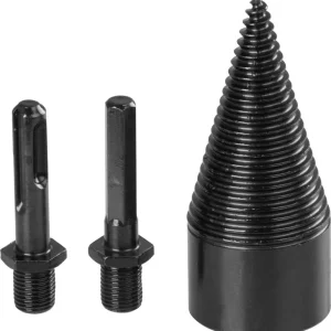 Doar azi Mandrin Strend Pro, pană de despicare, con, 42 mm, HEX 1/2"; și adaptoare SDS+, pentru lemn