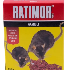 Momeală RATIMOR® Bromadiolone pelete, 150 g, pentru șoareci și șobolani, granule Preț promoțional