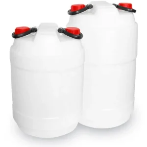 Butoi JPP-D 50 litri. ONU, butoi din plastic cu gât dublu pentru fermentare, apă potabilă, HDPE Popular