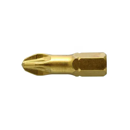 Burghiu de surubelnita, PZ3 25 mm, otel s2, acoperit cu titan, blister cu 5 bucati Hoegert Livrare expres