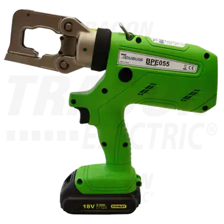 Presa hidraulica electrica pt.papuci,in geanta de transport D55E 10-185mm2, 3250g, 55kN, 180°, Li-ion, 18V, 2000mAh Tracon Nu rata