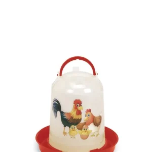 Adapator pasari UH 3L decor HAPPY, rosu GAUN Cumpără online