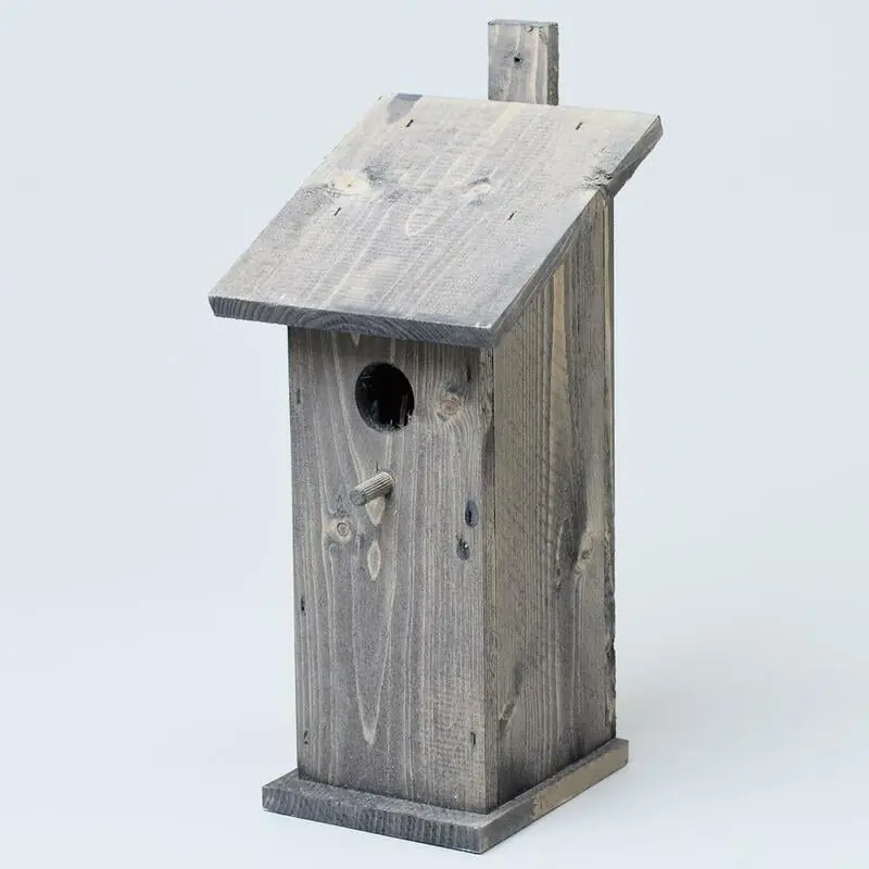 Livrare expres Casuta pentru pasari TD015.M 14x13x30/37 cm gri