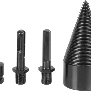 Mandrin Strend Pro, pană de despicare, con, 50 mm, adaptor 3x, pentru lemn Bestseller