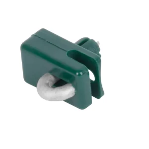 Clip Strend Pro METALTEC 2, ghidaj, pentru fir de tensionare, cu cui, verde, pachet. 10 buc Cumpărături sigure