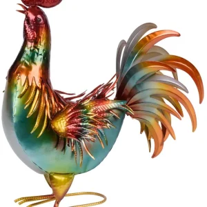 Plată securizată Decor MagicHome Mecco, Cocoș, tablă, 40x20x50 cm