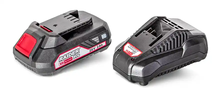 Set incarcator si acumulator 20V 2Ah 1h pentru RDP-R20 System Expediere rapidă