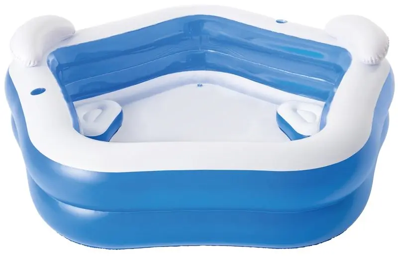 Piscina Bestway® 54153 Family Fun, gonflabila, 2,13x2,06x0,69 m Plată sigură