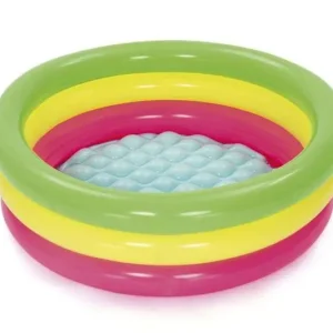 Retur ușor Piscina Bestway® 51128, Vara, copii, gonflabila, curcubeu, 0,70x0,24 m