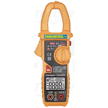 Cleste ampermetric digitalAC/DC PAN600AD+ ACV/DCV 600V , ACA/DCA 600A, R, Hz, d=24mm Tracon Reduceri