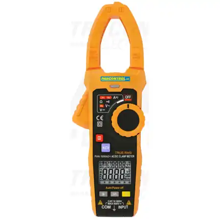 Reducere de preț Multimetru digital PAN1000AD ACV/DCV 600V , ACA/DCA 1000A, R, Hz, C, d=35mm Tracon