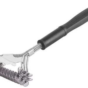 Brush Strend Pro Grill, BBQ, cu sarma de otel, cu racleta, 41,5x16x8,8 cm Ofertă limitată