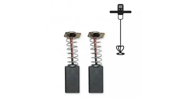 Plată sigură Perie electrografit pentru A140010, A140020, DED7930