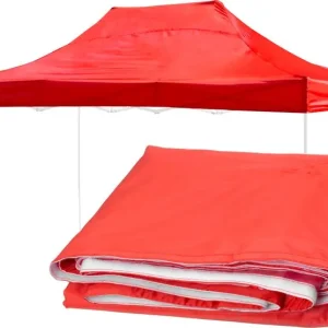 Transport gratuit Acoperiș FESTIVAL 45, roșu, pentru cort, rezistent la UV