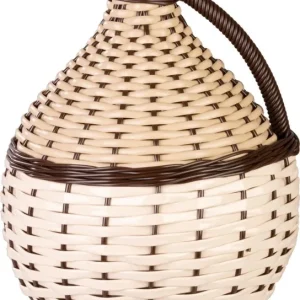 Plată securizată Demižón Strend Pro Cada Wilo, 10 lit. damiana de pahar pentru vin si schnaps, damiana impletita, culori MIX