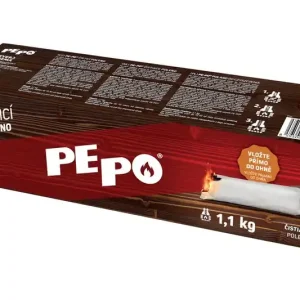 Bustean de curățare PE-PO® 1,1 kg, agent de îndepărtare a funinginei pentru coș, sobă, coș Ultima șansă