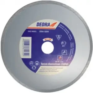 Disc diamantat pentru ceramica, gresie , marmura, 180 x 25.4mm, grosime 2.2mm, H1134E Dedra Retur ușor