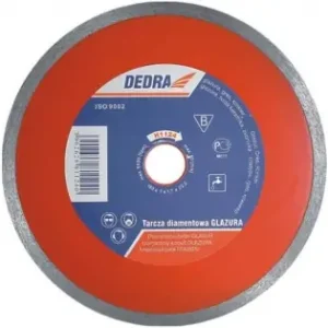 Disc diamantat pentru ceramica, gresie , marmura, 230 x 22.2mm, grosime 2.1mm, Dedra Ofertă limitată