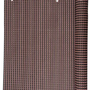 Expediere rapidă Polyratan 77 0,9x3 m, UV, 800 g/m2, maro-negru, umbrit pe balcon, cu ochi