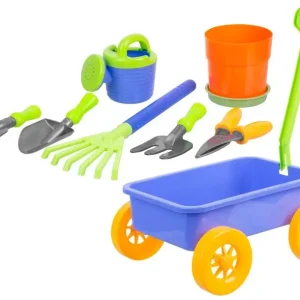 Cumpără online Set jucarii de nisip cu carucior, 9 bucati