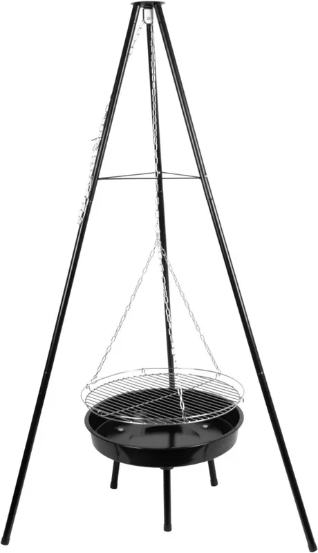 Preț redus Grill Strend Pro Bavarian, BBQ, pentru carbune, inaltime reglabila gratar 320-660/1500 mm